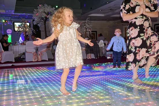 LED dance floor hire